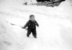 D081- Ruth Bennet McDougal Dorrough (Playing in the snow)
